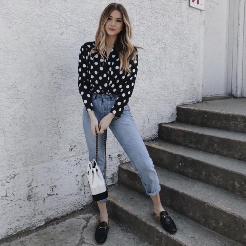 Zara blogger fav polka dot boydsuit - Picture 4 of 8